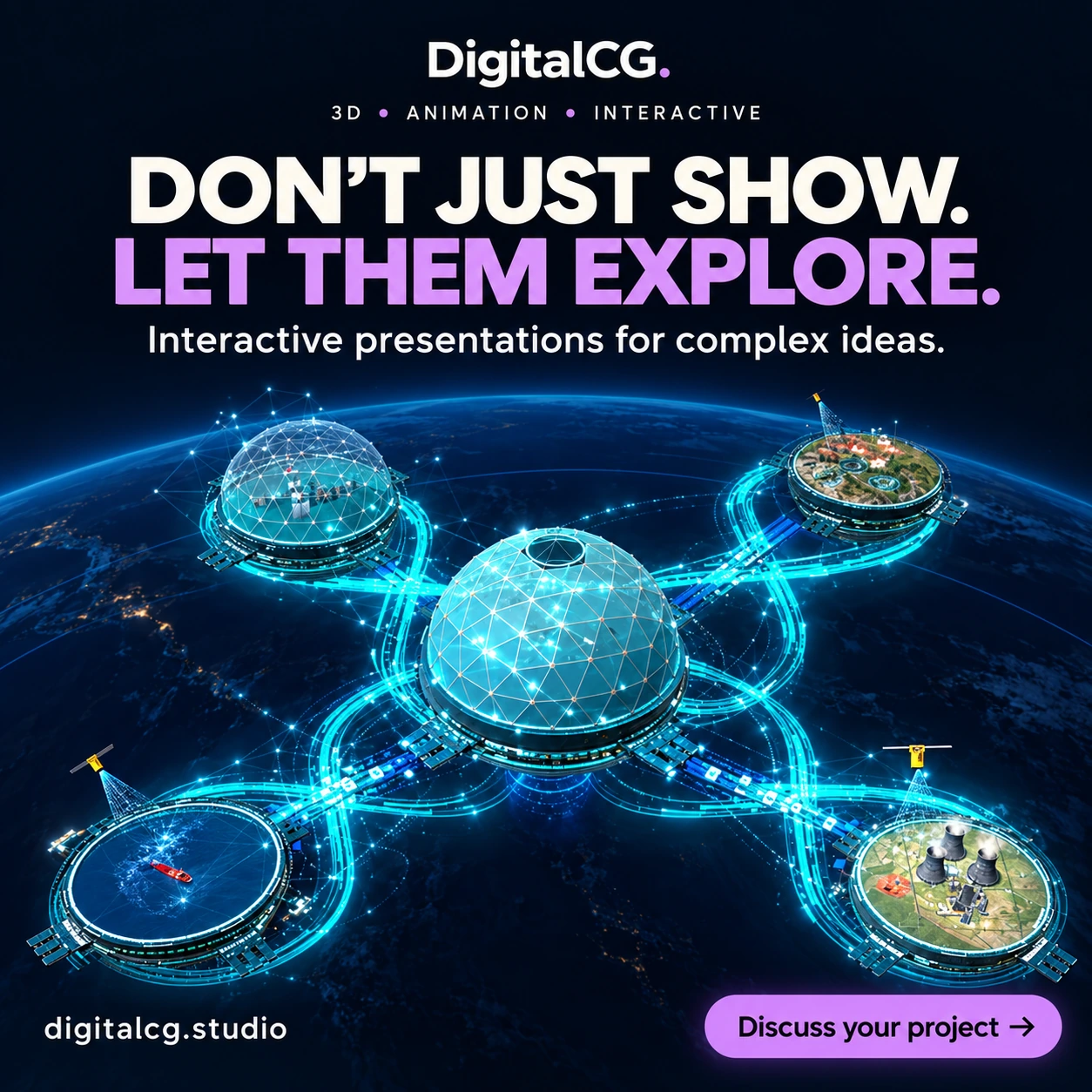 Don’t just show. Let them explore. Interactive presentations for complex ideas.