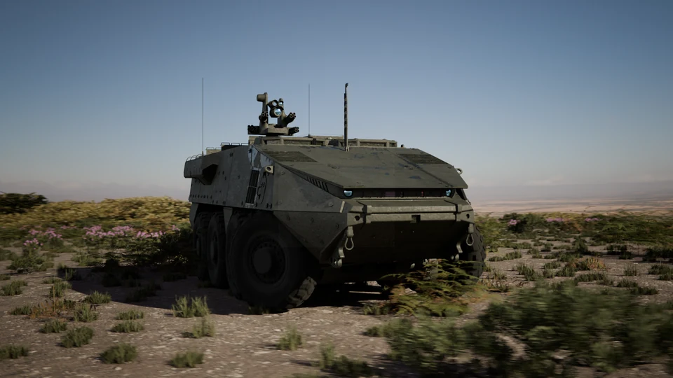 Armored vehicle visualization